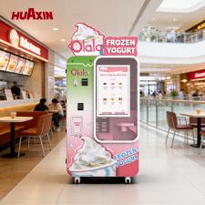 Smart Automatic Soft Serve Gelato venditore automatico| Kiosk robotico commerciale in vendita